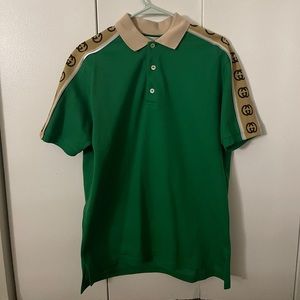 Gucci GG stripe polo shirt